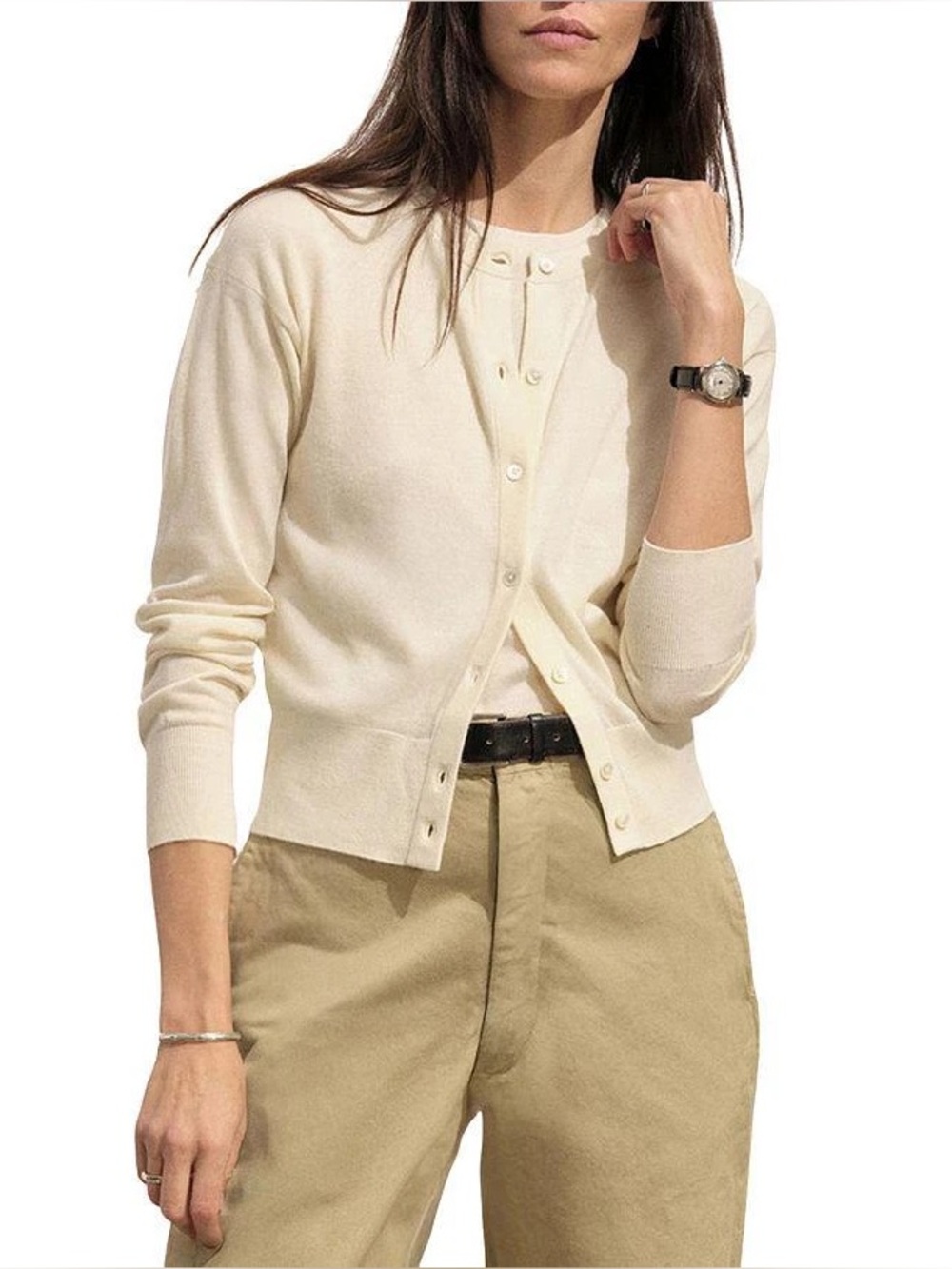 Like New Buck Mason Featherweight Wool Blend Cardigan